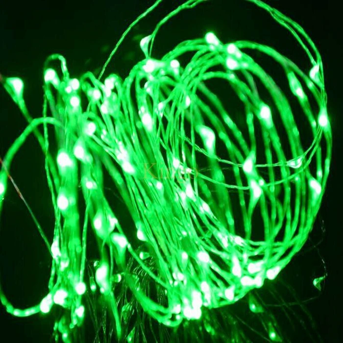 10 м 100led Серебряный провод светодиодная гирлянда DC12V безопасная Гибкая