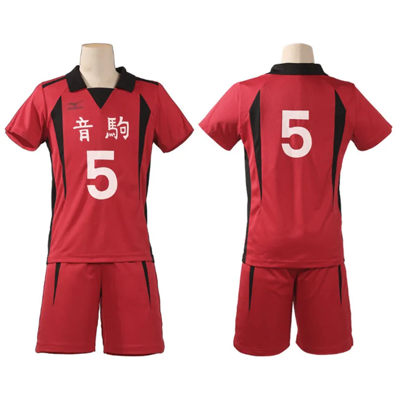 Haikyuu Kenma Kozume Косплей Костюм некома старшая школа № 5 Джерси с коротким рукавом