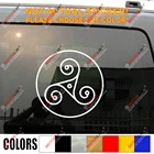 Triskelion Тройная наклейка для автомобиля, виниловая ирландская круглая