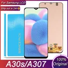 ЖК-дисплей 6,4 AMOLED для Samsung Galaxy A30sA307FA307A307FN, экран с дигитайзером дюйма, запасные части