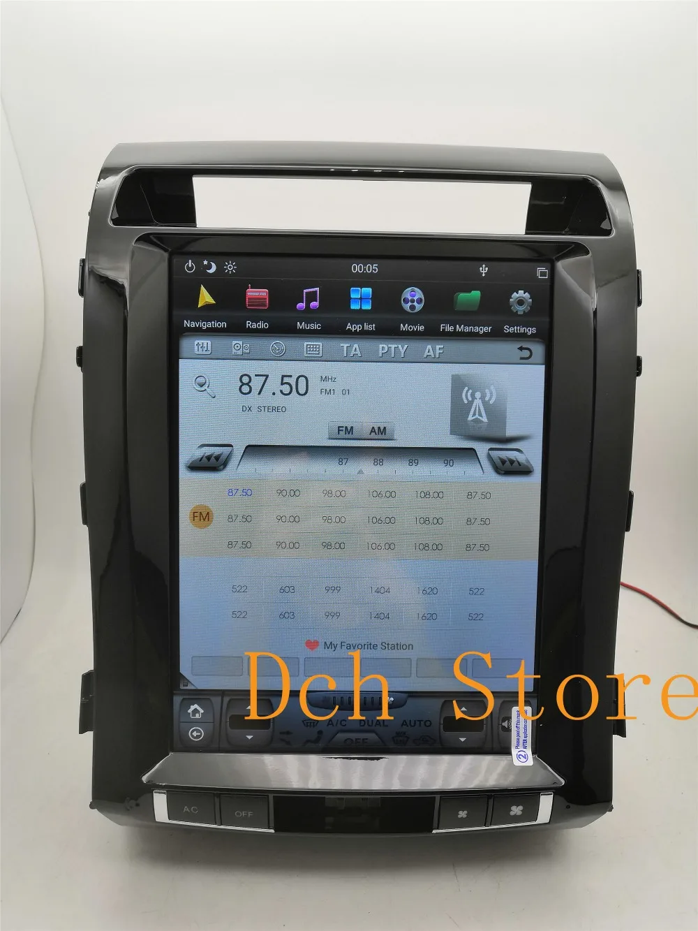 12," Тесла стиль Android 8,1 автомобильный DVD для Toyota LandCruiser land cruiser LC200 2008 2009 2010 2011 2012 2013 PX6