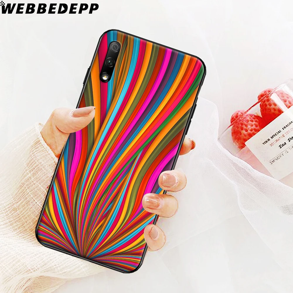 Градиентный Радужный мягкий чехол для huawei Honor 6A 7A 9X20 Pro 8A 7C 8C 7X8X8 9 10 lite 20S Note10 View20 |
