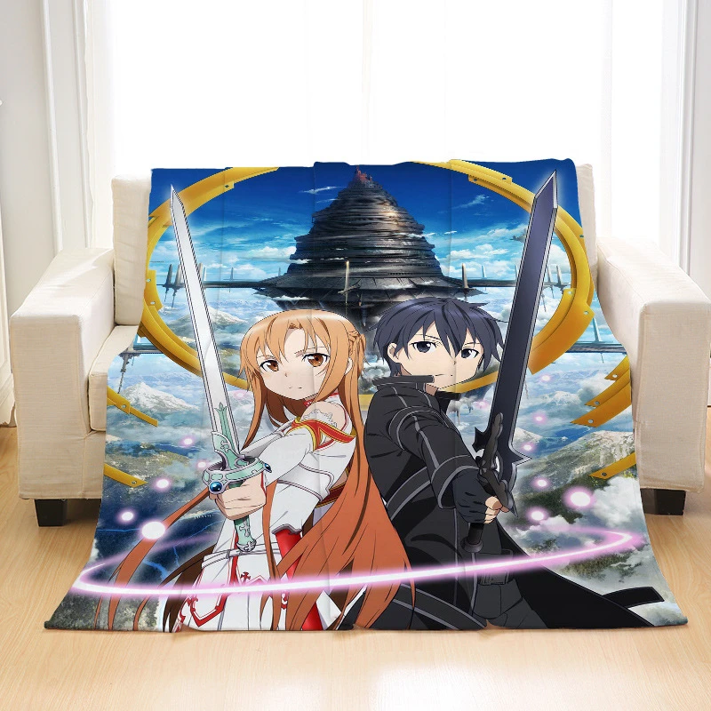 Одеяло с мультяшным рисунком из аниме Сан-меч банное полотенце для сна