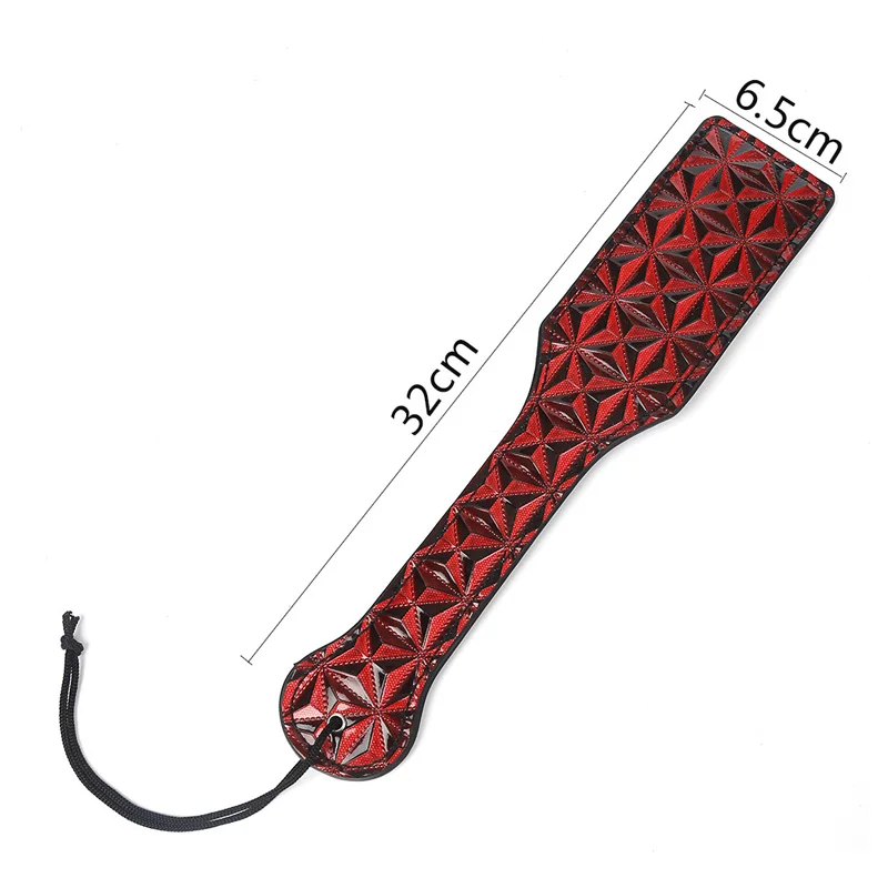 BLACKWOLF Fetish Leather Bondage Paddle BDSM Spanking Paddles Whip Flogger SLUT LOVE Sex Toys for Couples Adults Games Cosplay | Красота и