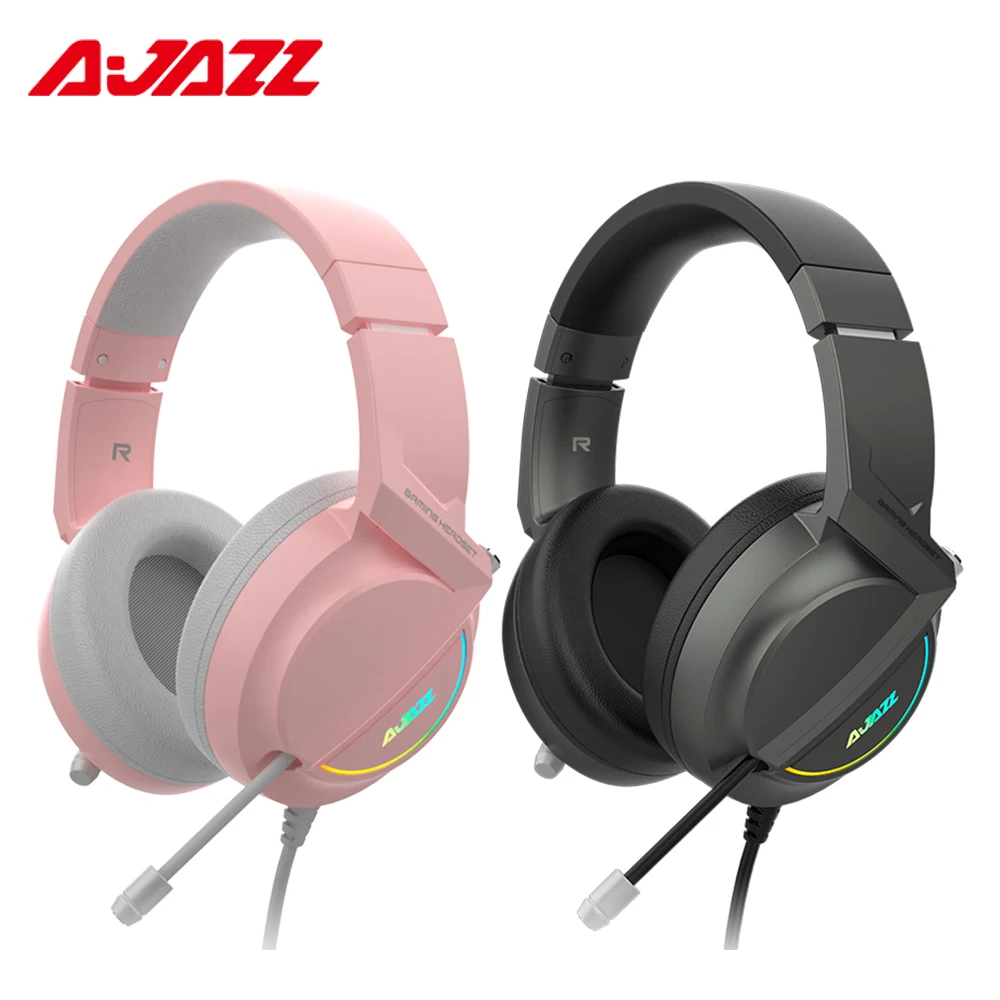 Ajazz AX365 7 1 канала Surround игровая гарнитура Шум шумоподавления выдвижной микрофон