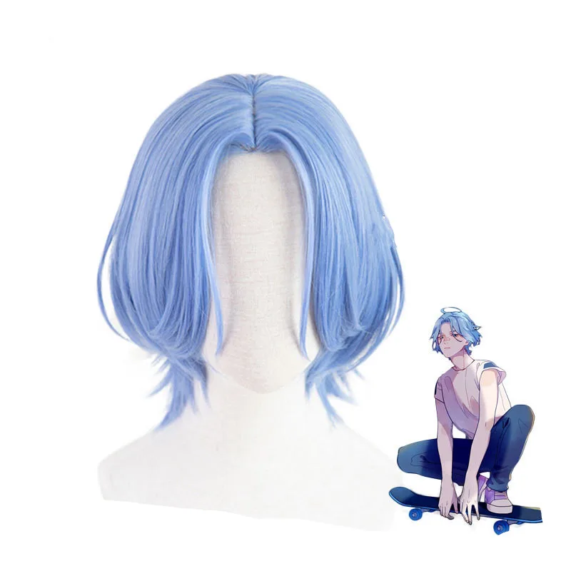Anime Wig SK8 the Infinity  Langa Cosplay SK∞ エスケーエイト Anime characters MIYA and Cherry blossom Joe Shadow Cosplay Wig Show