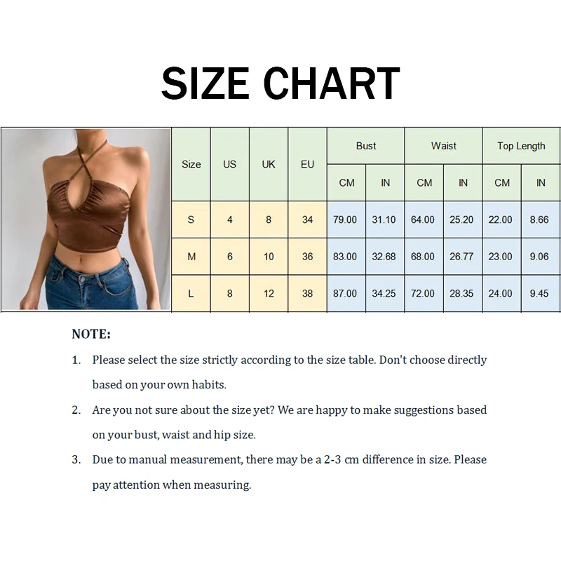 

Summer Clothes Women Vest Brown New Sexy Cross Halter Neck Club Short Deep V Neck Tank Top Navel Vest Slim Halter Fashion Top
