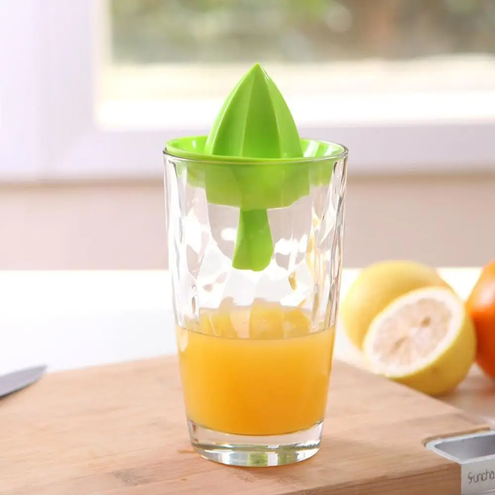 

Kitchen Accessories Manual Plastic Fruit Tool Orange Lemon Squeezer Juicer Machine Portable Citrus Juicer Green