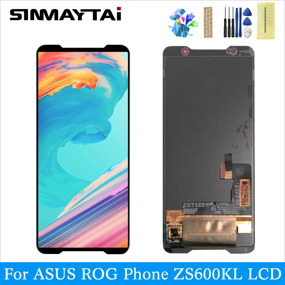 Sinmaytai AAA качественный дисплей для 6 0 &quotASUS ROG Phone ZS600KL ЖК-экран + сенсорная панель