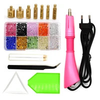 2000pc hot fix rhinestones hotfix applicator crystal glass iron on wand strass for clothes decoration