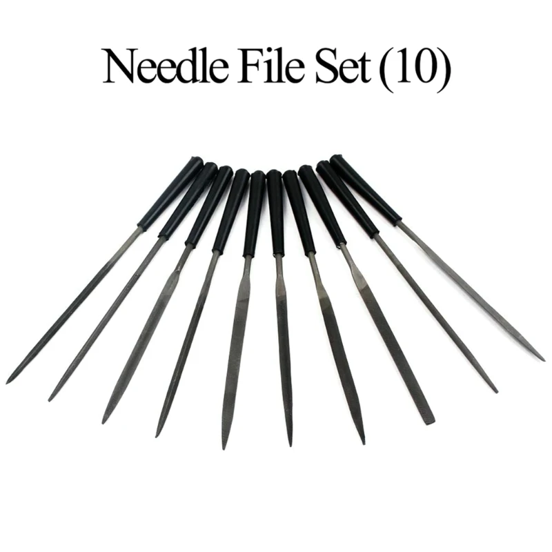 

10pcs Guitar Frets Nuts Needle File Set Polished File Rasp Grinding Knife