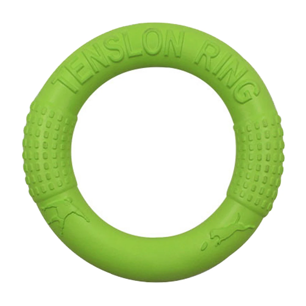 

Kevnicely Interactive Flying Discs Dog Toys Bite-Resistant Floating Toy EVA Dog Training Ring Puller For Pet Dog Puppy Cat