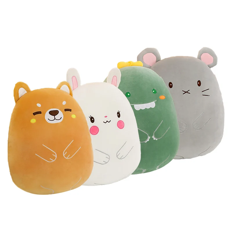 

Подушка плюшевая в виде толстых динозавров, 40-80 см