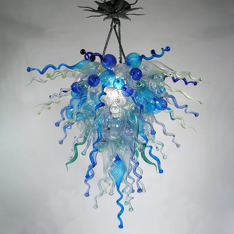

Lamps Stained Glass Chandelier and Pendants Lights Hand Blown Chandeliers Lighting Room Decor Pendant Light with LED Bulbs