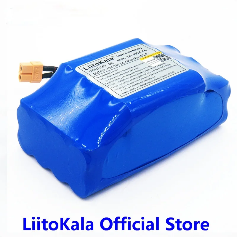 

36V rechargeable li-ion battery pack 4400mah 4.4AH li-ion cell for electric self balance scooter hoverboard unicycle