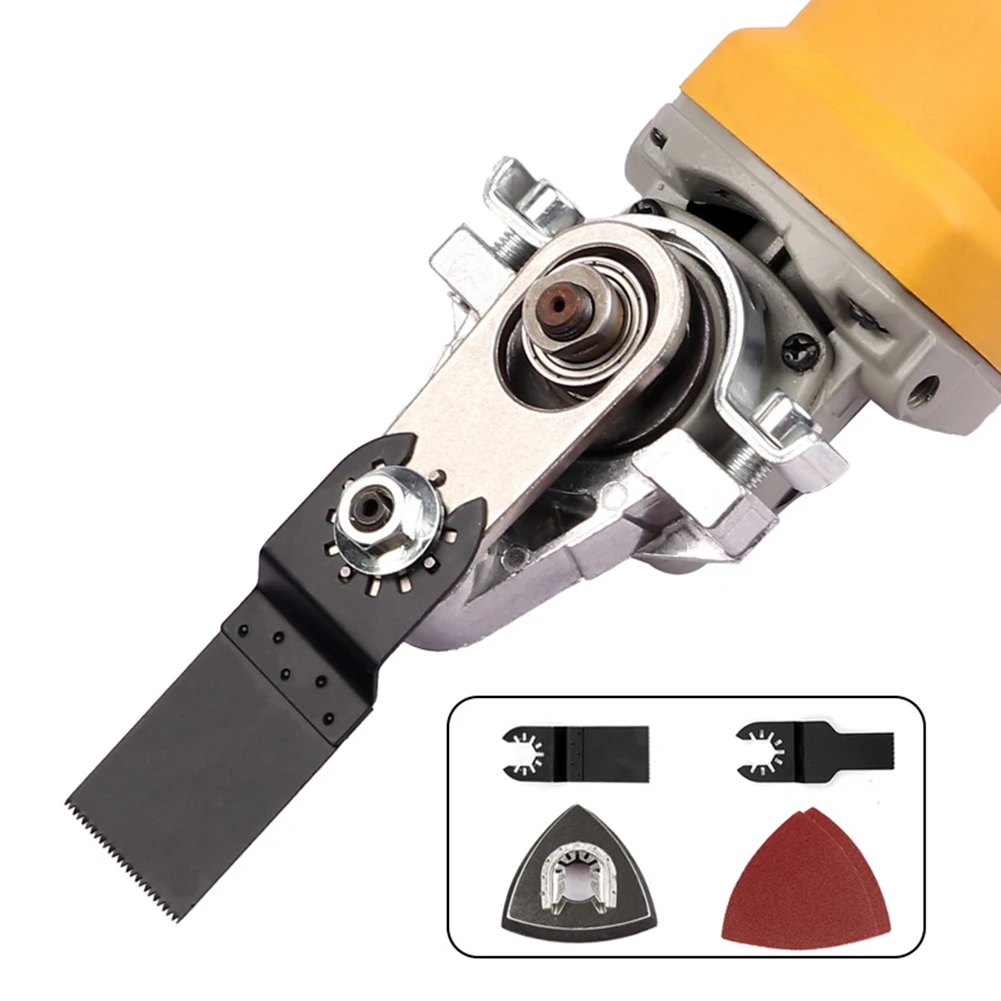Converter Oscillating Tool Adapter Kit Quick Change 100 Type Sanding Cutting Angle Grinder With 2 Saw Blade Aluminum Polishing |