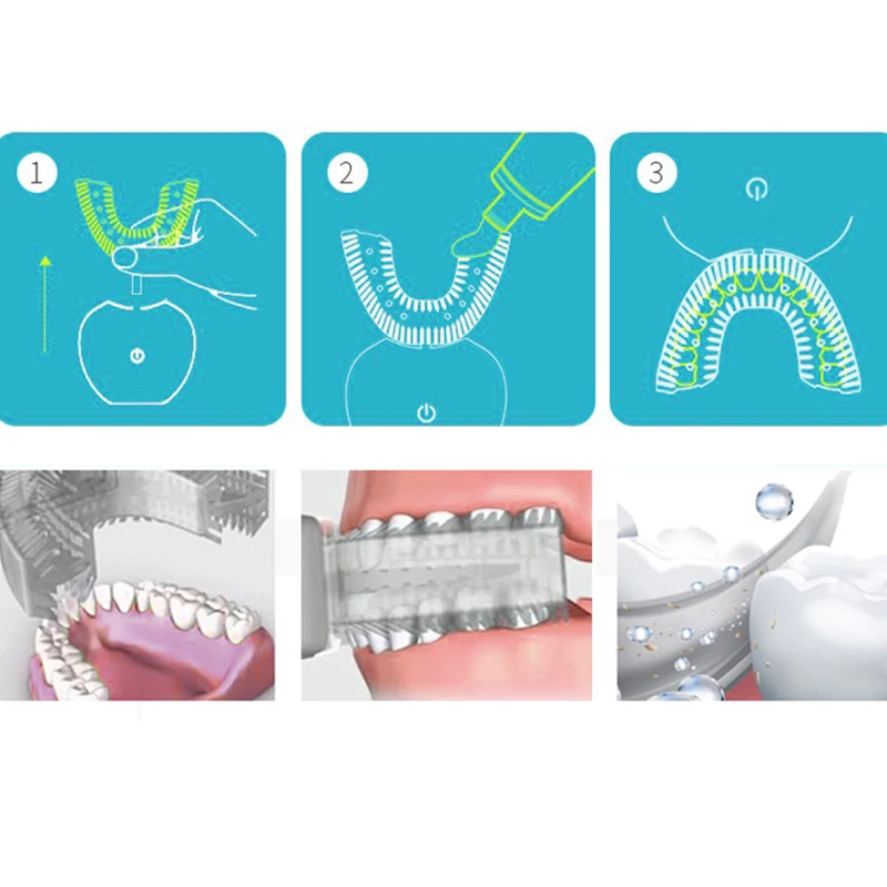 Электрическая зубная щетка для ультразвуковой чистки ультразвуковая