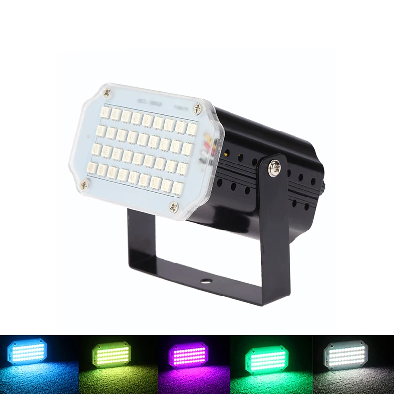 Светодиодный RGB стробоскоп для диджея празднисветильник Рождественский