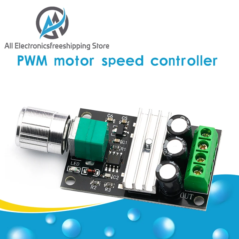 DC 6V 12V 24V 28VDC 3A 80W ШИМ регулятор скорости двигателя Регулируемый двигателя|Шаговый