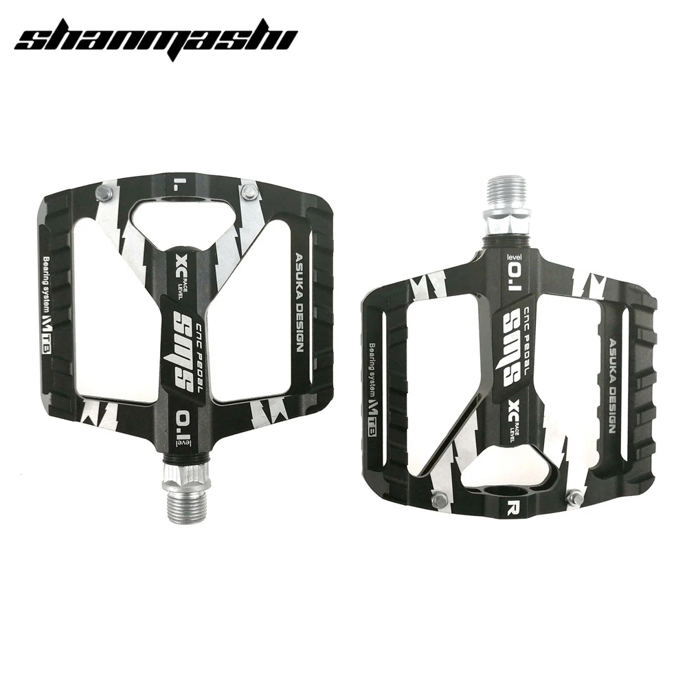 

SHANMASHI педали велосипеда MTB алюминиевый сплав платформы дорожный велосипед педали Ультралайт DU подшипник велосипедная педаль Аксессуары дл...