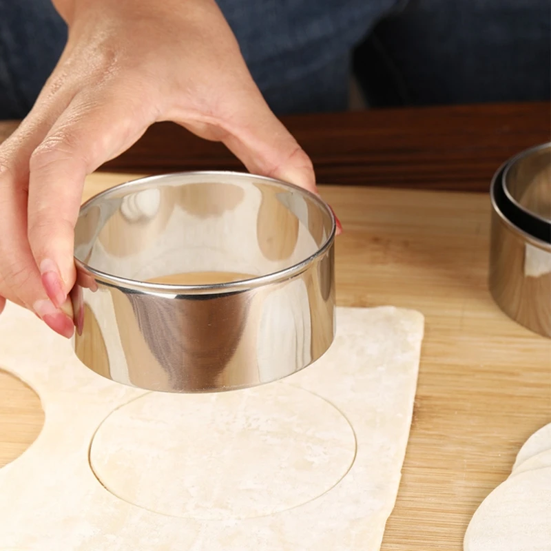 

9pcs Dumpling Maker,Portable Dumpling Mold Set Stainless Steel Manual Pinch Ravi W0YD