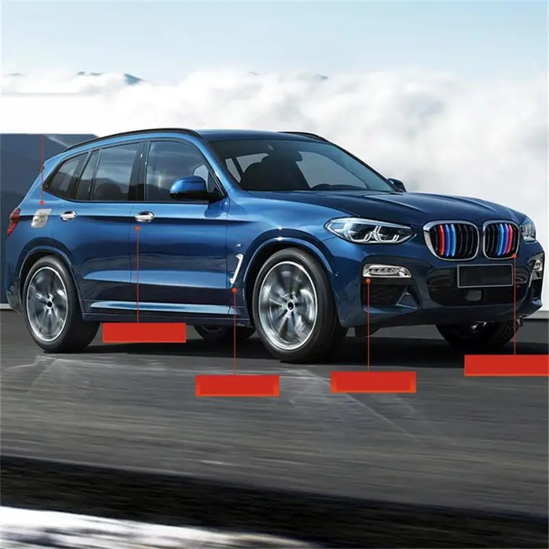 Основная задняя панель дверная ручка автомобильный хром декоративный Стайлинг