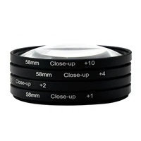 58mm close up macro lens filter 1 2 4 10 kit for eos d40 pentax k20d