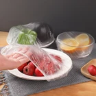 100 шт. многоразовые прочные крышки для хранения пищевых продуктов для мисок, эластичная тарелка, силиконовые крышки, вакуумные пакеты для кухни, свежие пищевые запайки