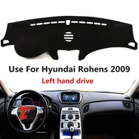 taijs factory classic sun shade polyester fibre car dashboard cover for hyundai rohens 2009 left hand drive