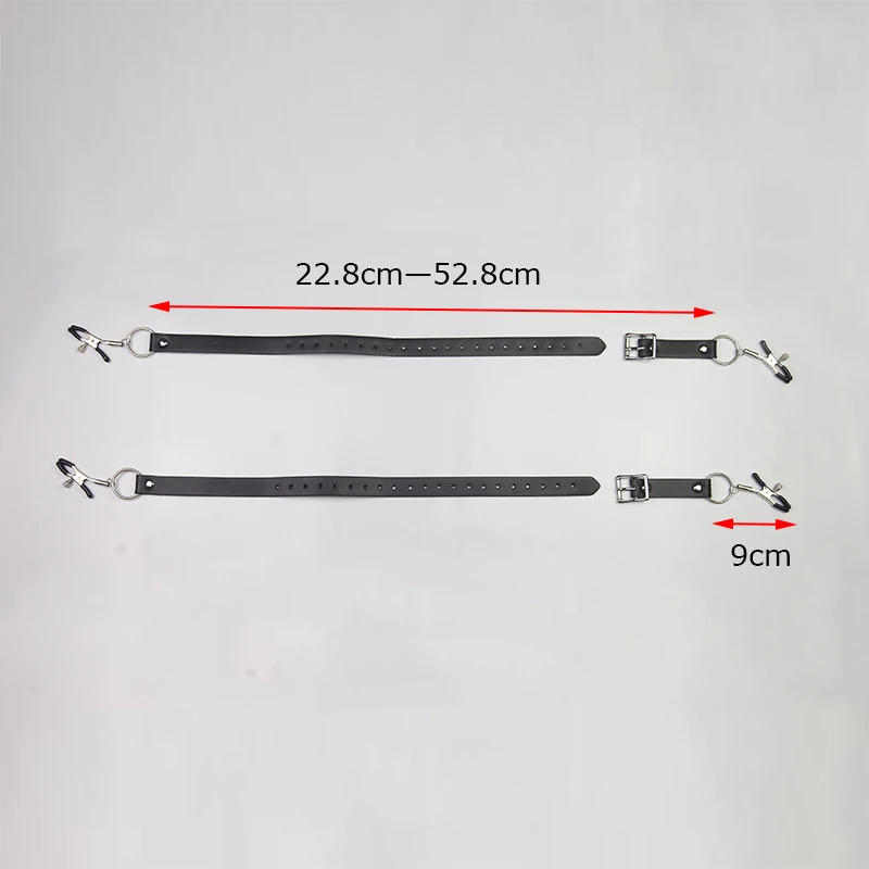 Кожаные зажимы для киски БДСМ бондаж вокруг бедра распределитель губ широкий