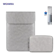 2 in 1 Laptop Sleeve 11.5 12 13.3 14 15.4 inch Mouse pad Tablet Pouch Case For Apple iPad Macbook Pro 13 Huawei ASUS Lenovo Bag