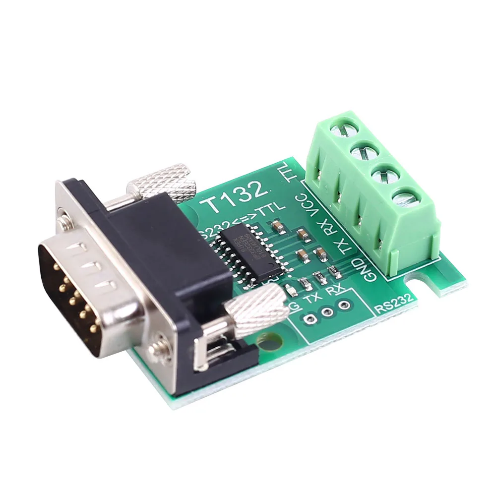 Преобразователь шины TTL UART в RS232 анализатор данных штыревой винтовой зажим DB9 +
