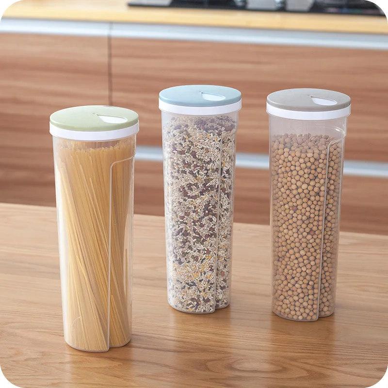 

Japanese-style airtight tank kitchen dry food storage tank transparent storage tank household whole grain rice bucket