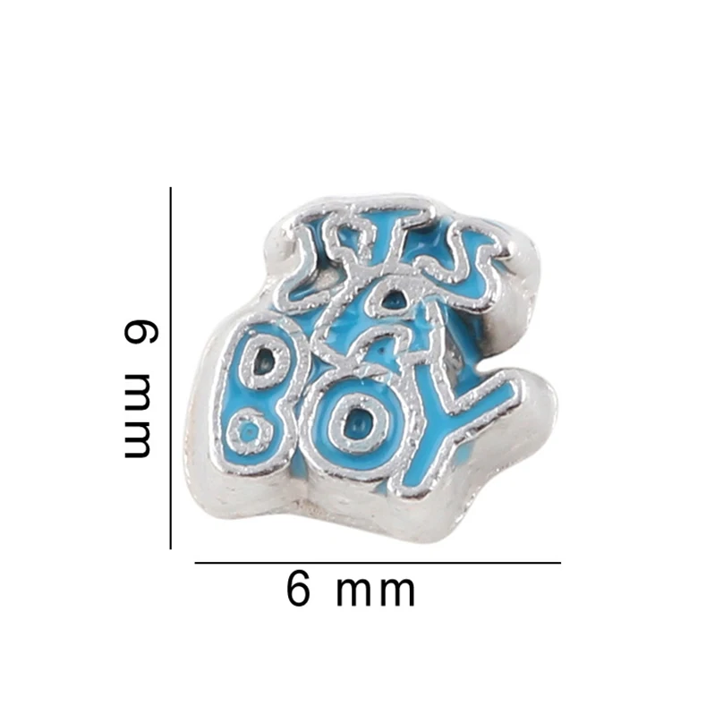 

20Pcs/lot It's a Boy Floating Charms Hand-made DIY for Glass Lockets