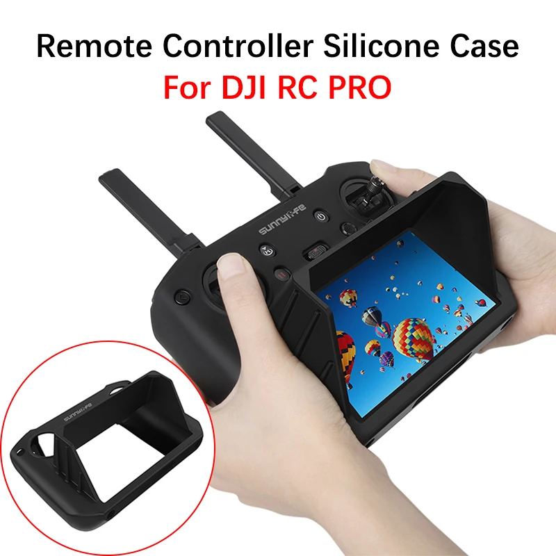 Силиконовый чехол для DJI RC PRO, чехол для DJI Mavic 3 с защитой экрана пульта дистанционного управления, солнцезащитный козырек, аксессуары для царапин