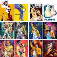 %e3%80%90drofe%e3%80%91oil painting by numbers british queen band freddie mercury paint by numbers on canvas pictures for living room home decor