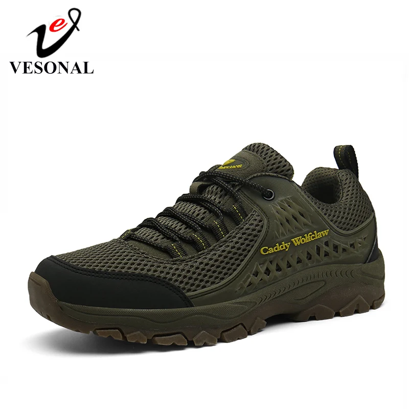 Кроссовки VESONAL мужские сетчатые дышащие повседневные Нескользящие для активного