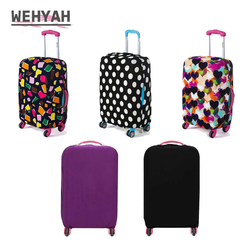 Wehyah Stretch 24" Luggage Cover Suitcase Protective Covers Travel Accessories Printed Dust Cover 18-26'' Protective Case ZY133