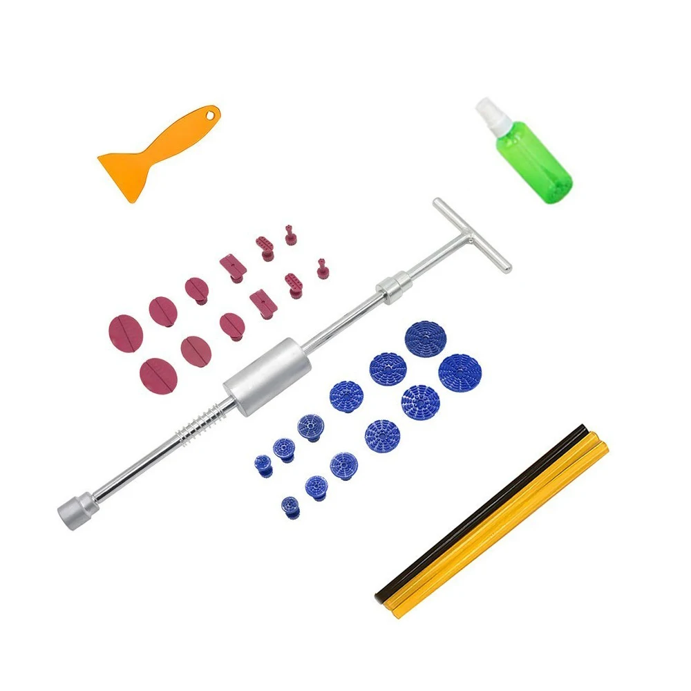 

Paintless Dent Removal Tools Kit Slide Hammer Glue Tabs Glue Sticks Car Repair Hand Tools
