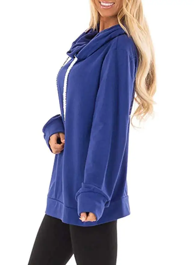 

2019 Autumn Winter New Women Long Sleeve Hooded Loose Sweatshirt Womens Hoodies Pullover