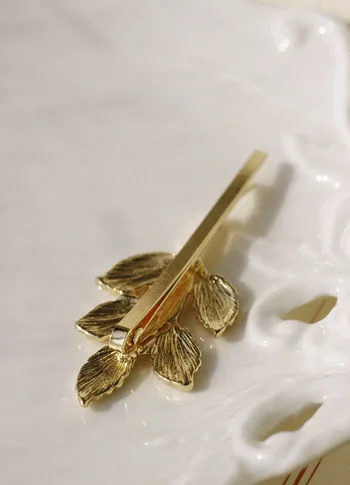 Женские шпильки для волос из сплава 2 шт. с изображением афины и листьев