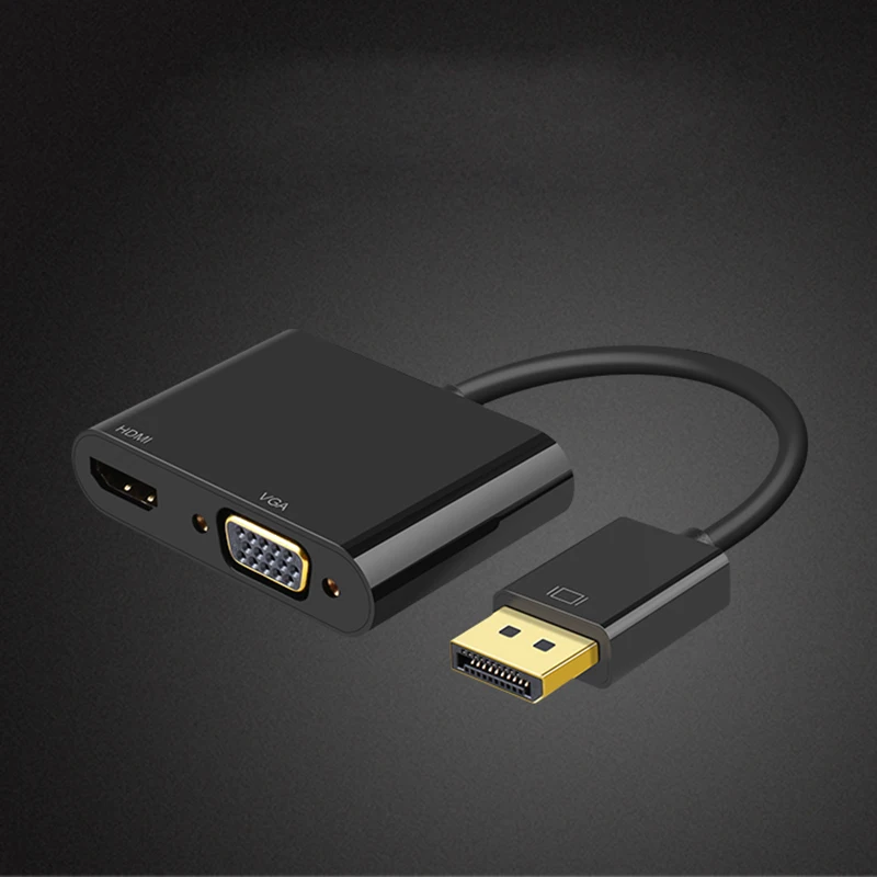 Displayport 1 2 HDMI совместимый адаптер 4K VGA in для ноутбука HP Dell Asus Lenovo|Кабели VGA| |