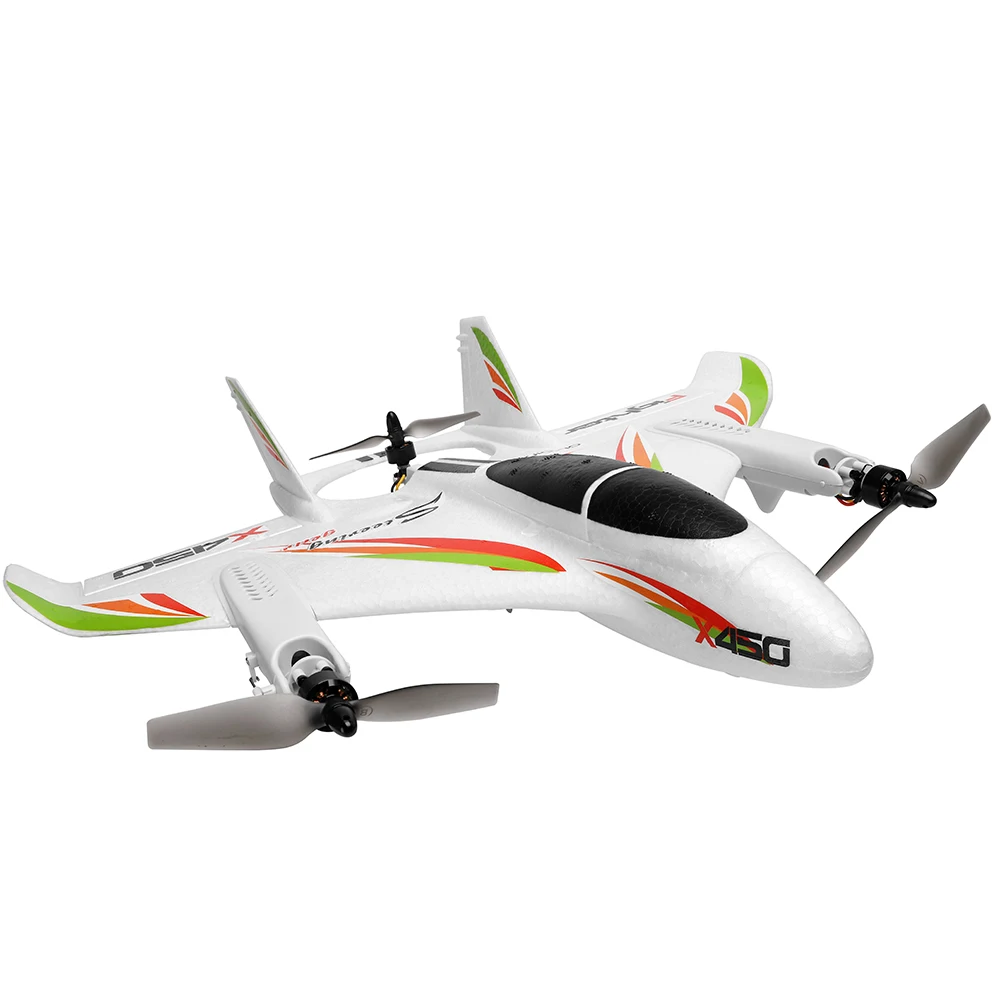 Оригинальные 2 4G 6CH WLtoys XK X450 3D/6G RC вертикальный взлет светодиодный
