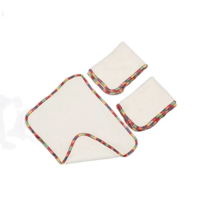 

Baby Show 2 Pcs 20x25cm Baby Bibs Pure Cotton Soft Water Absorption Saliva Towel 2022 Washable Reusable Burp Cloth For Newborn