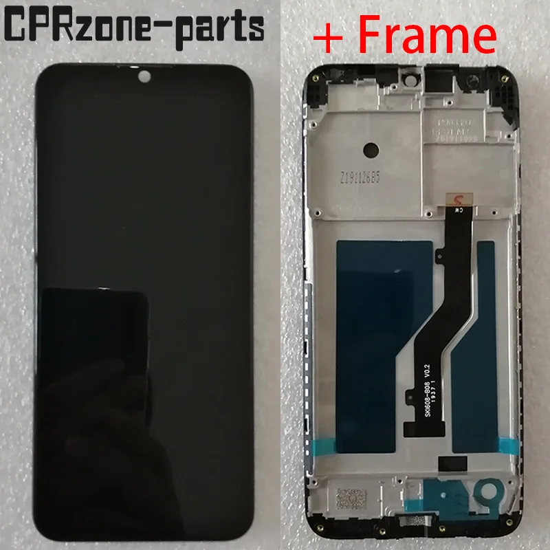 

6.09" Black With Frame For ZTE Blade A7 2019 2019RU P963F02 LCD display with touch screen digitizer sensor panel assembly