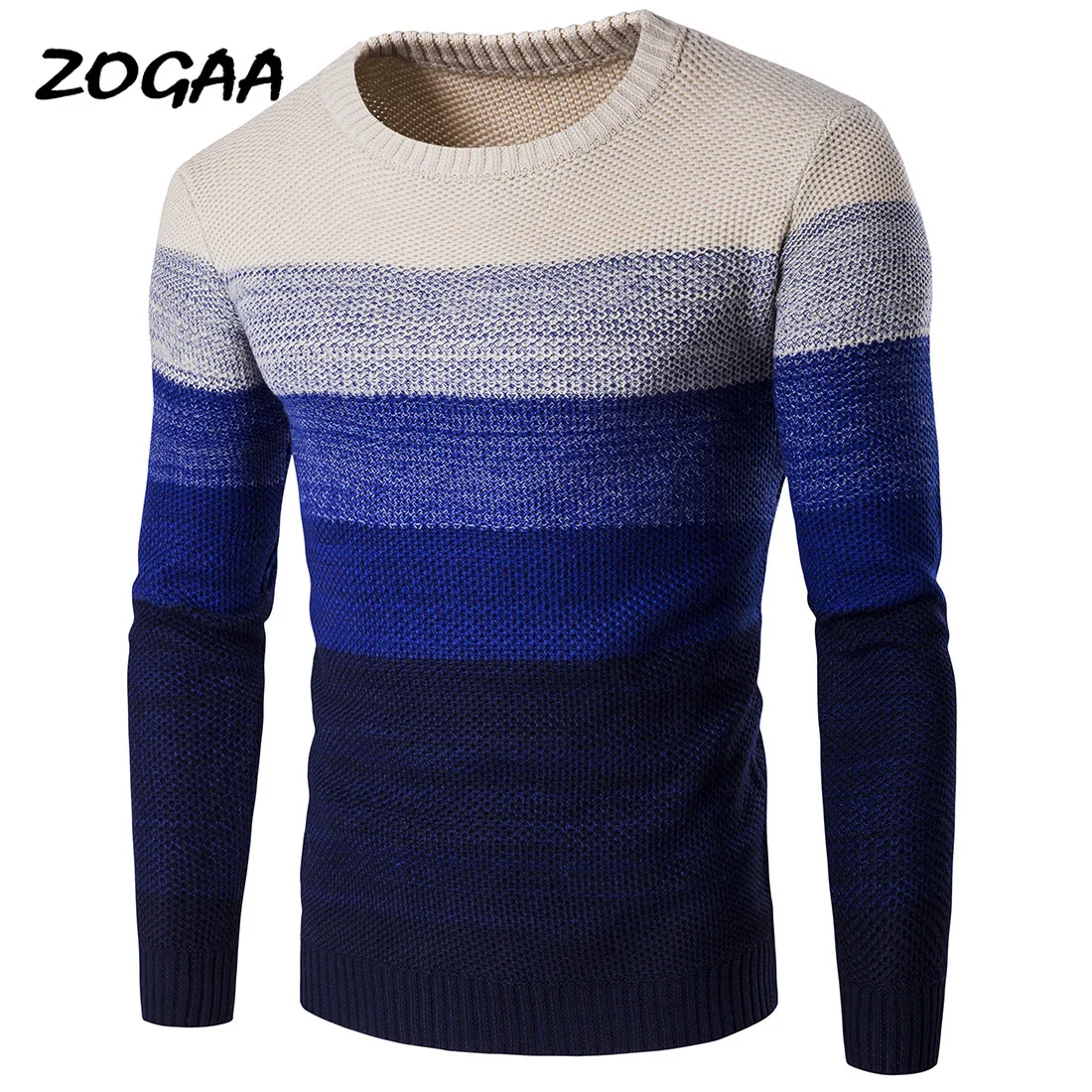 ZOGAA зимний свитер для мужчин 2020 Повседневный вязаный мягкий хлопковый с круглым