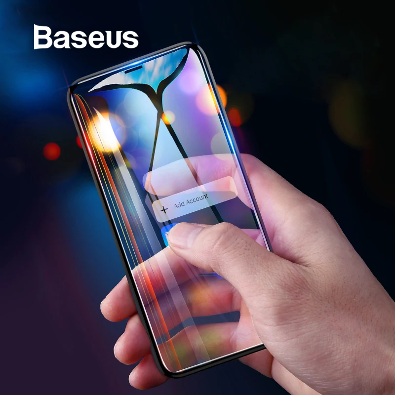 Защита экрана от шпиона Baseus для iPhone Xs Max XR полное покрытие закаленное стекло для iPhone Xs Max защитное стекло