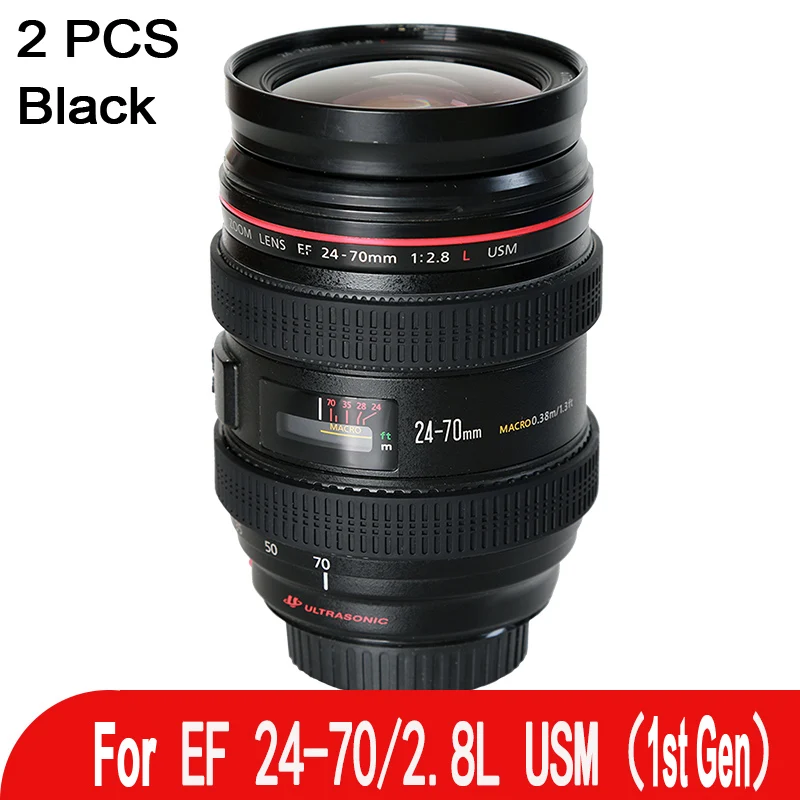 Резиновый Силиконовый протектор кольца фокуса для объектива камеры Canon EF 24-70 мм