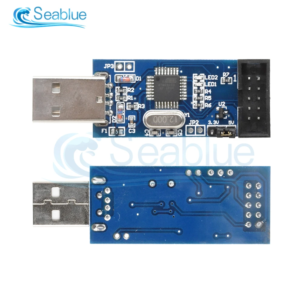 Мини-системный модуль ATMEGA16 ATMEGA32 ISP I/O USB-программатор USBASP USBISP AVR ATMEGA8 ATMEGA128 ATtiny/CAN/PWM с