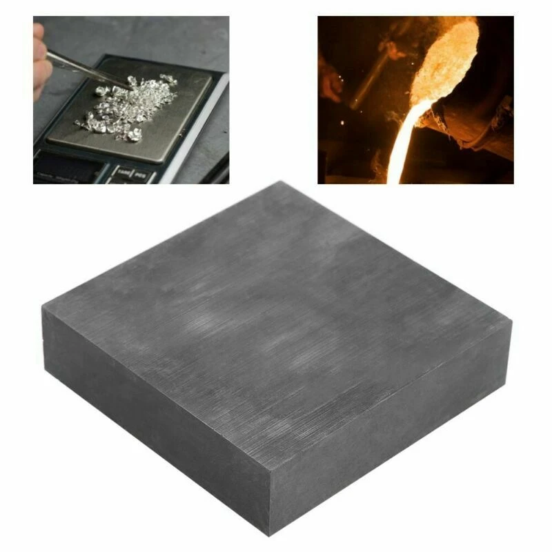 

Graphite Block Sheet Plate High Density Fine Grain 4X4X1 Inch Jewelry Tools
